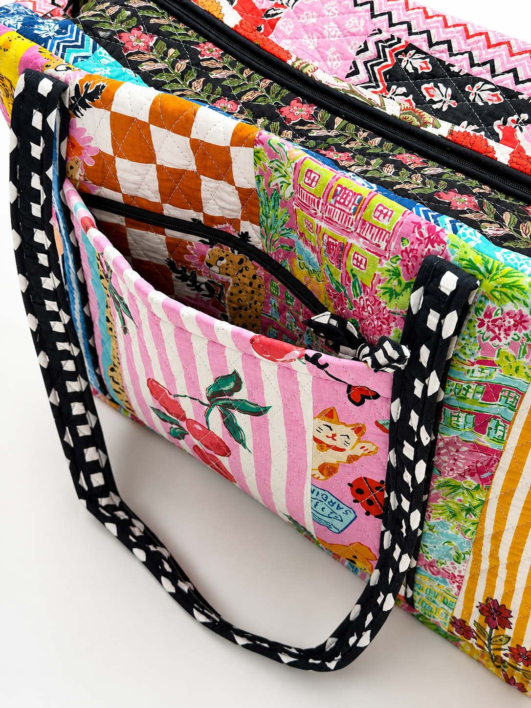 The Heritage Quilted Weekender Duffle Bag