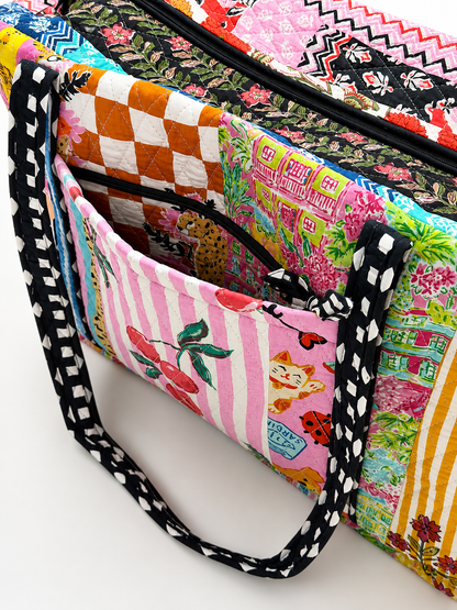 The Heritage Quilted Weekender Duffle Bag