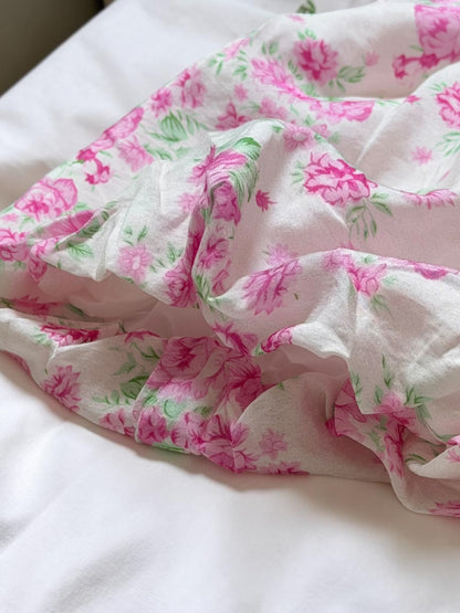 Floral Daydream Square‑Neck Dress