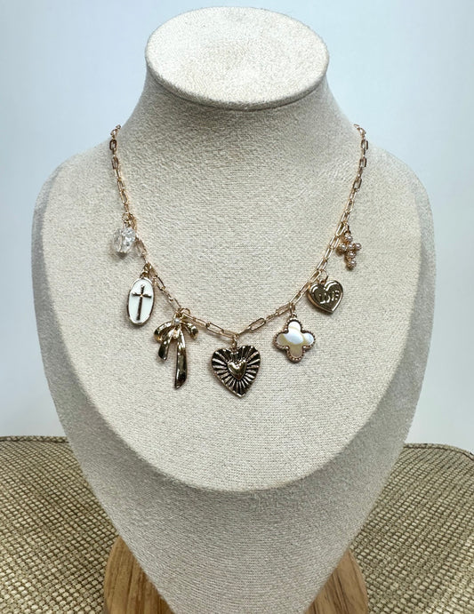 Sweet and Simple Charm necklace