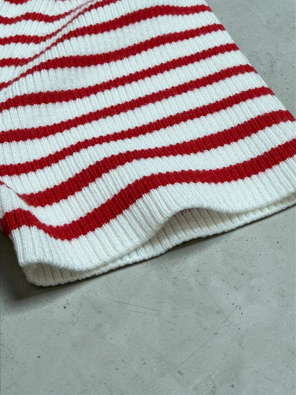 Refined Ribbed Stripe Top