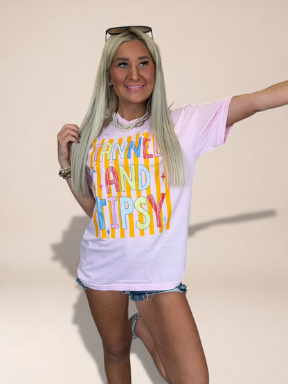 Tanned & Tipsy Graphic T-shirt