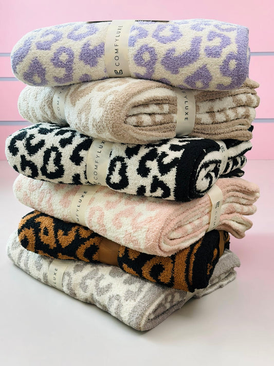 Leopard Luxe Throw Blanket