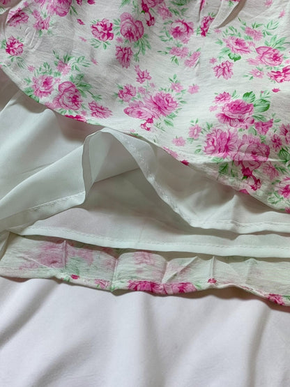 Floral Daydream Square‑Neck Dress