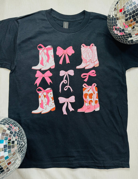Boots Graphic Tee Size Youth Large
