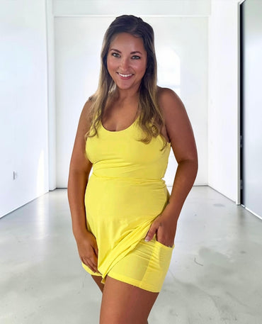 Sun-flare Motion Mini Active Dress