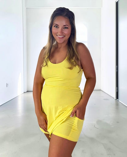 Sun-flare Motion Mini Active Dress