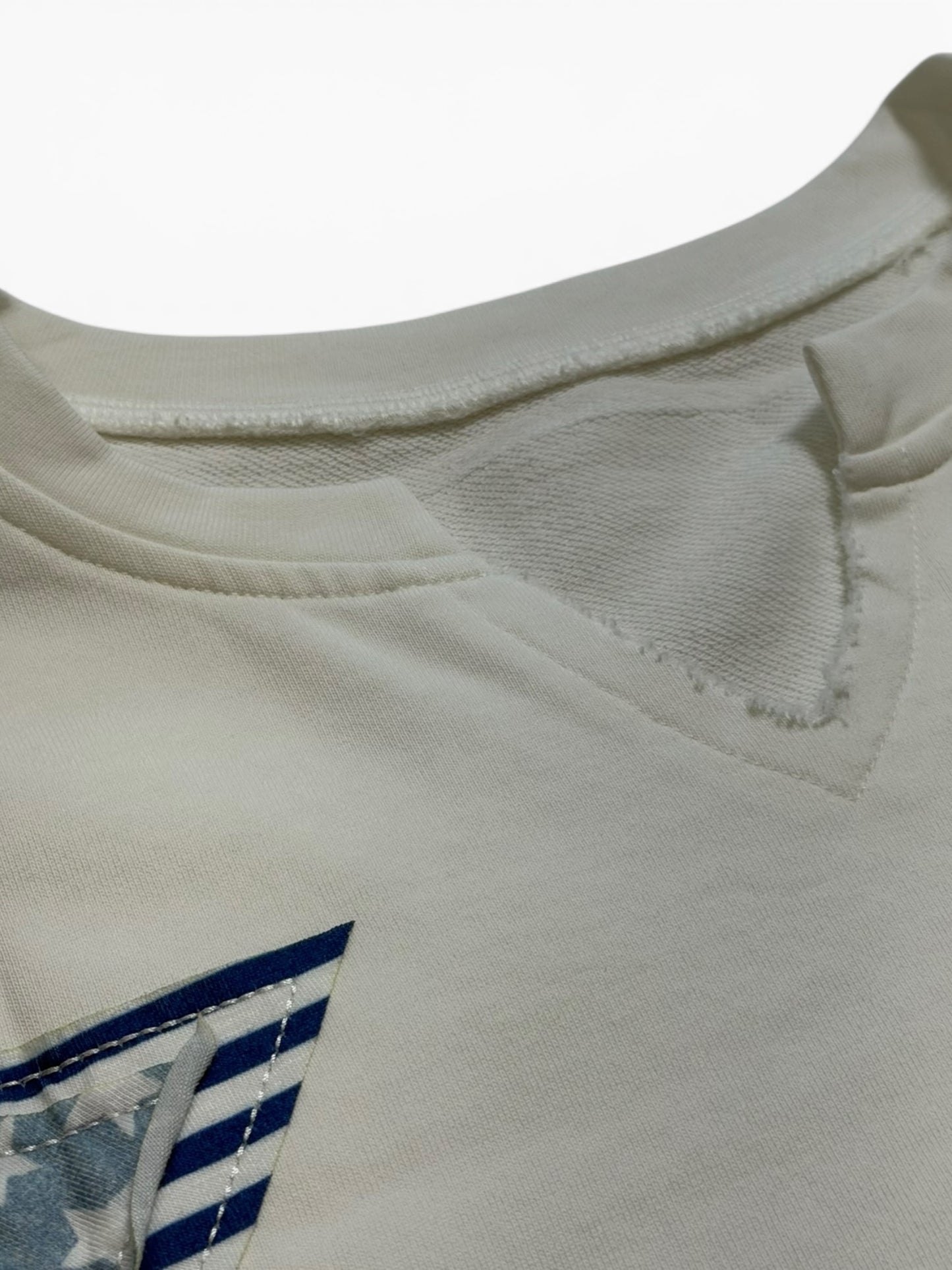 Patriot Star Notched Neck Tee Top