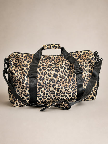 Leopard Love Travel Duffle Bag