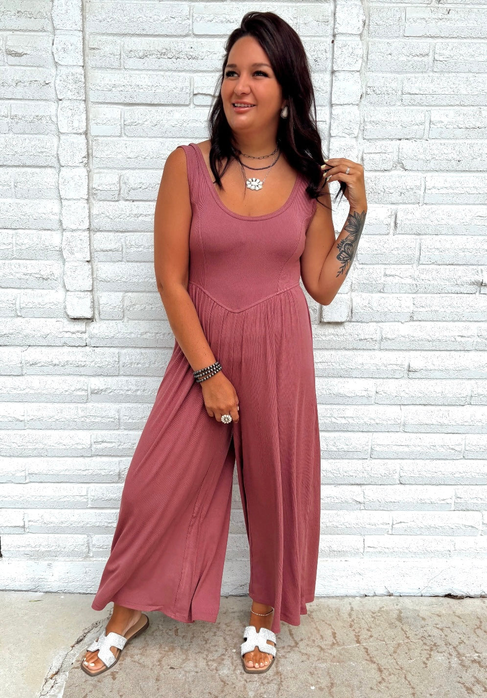 Travel The World Wide-Leg Jumpsuit
