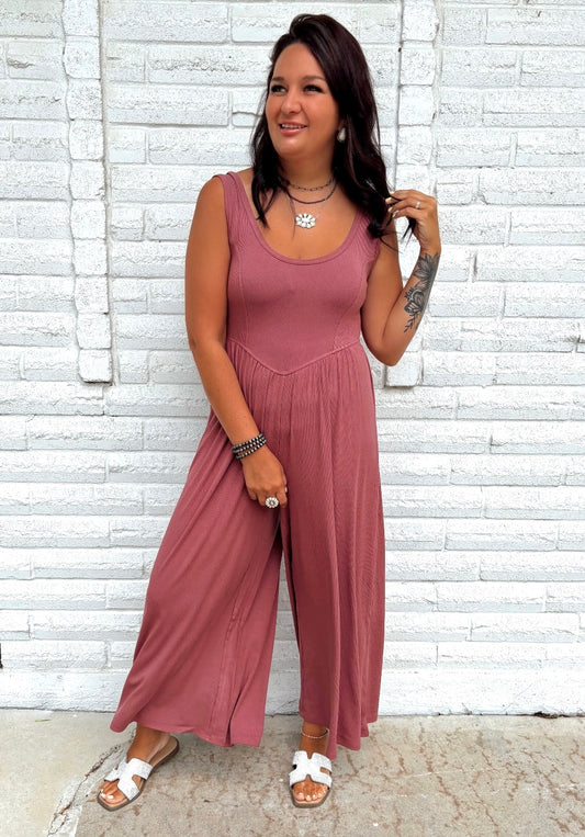 Travel The World Wide-Leg Jumpsuit