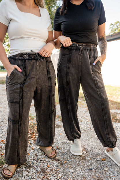 Faded Edge Cargo Joggers