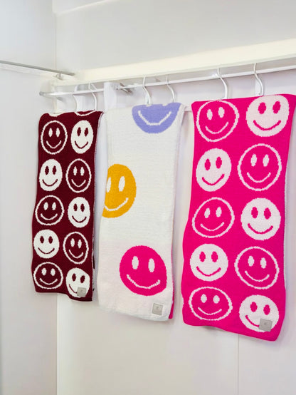 Wrap Me In A Smile Cozy Throw Blanket