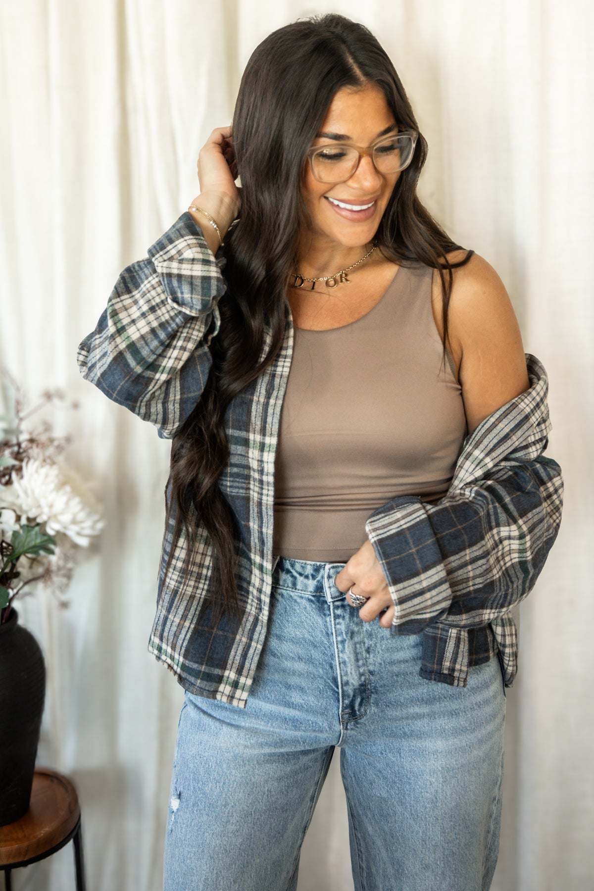 Aspen Plaid Button-Up