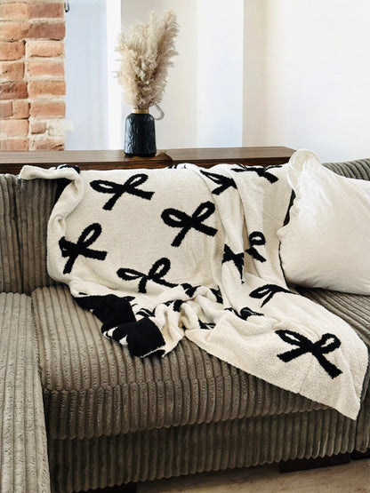 Snuggle Bows Throw Blanket
