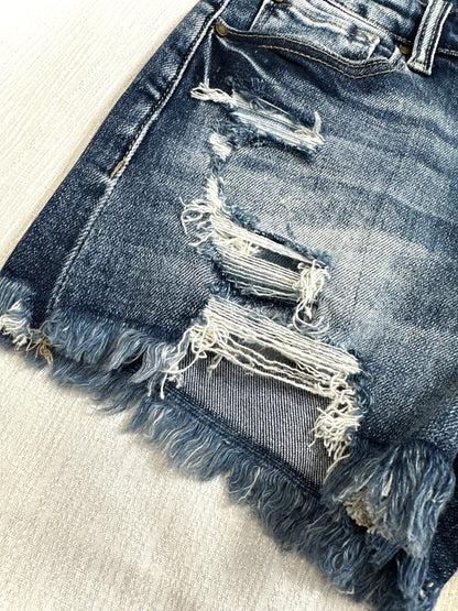 Jasmine Lee Denim Wash Shorts