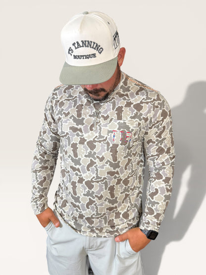 Men's TTB Red White & Reel Graphic Long-Sleeve
