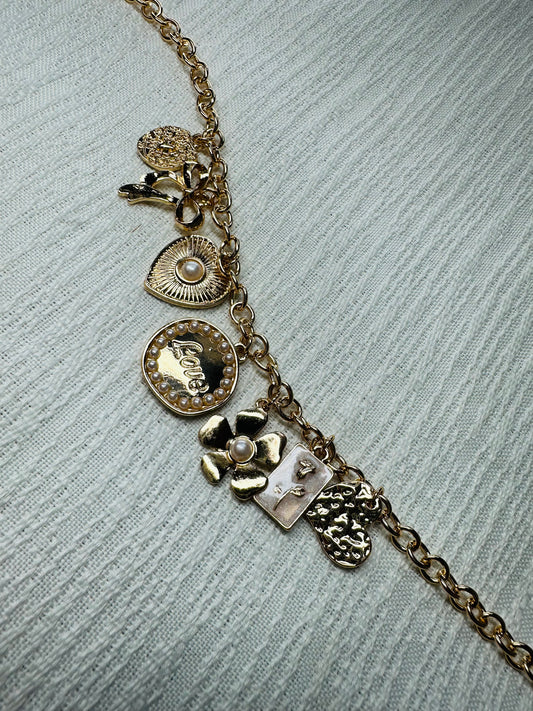 Straight to My Heart Charm Necklace
