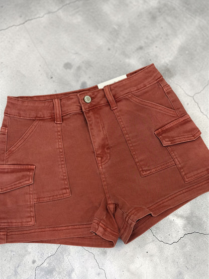 Classic Everyday Cargo Denim Shorts