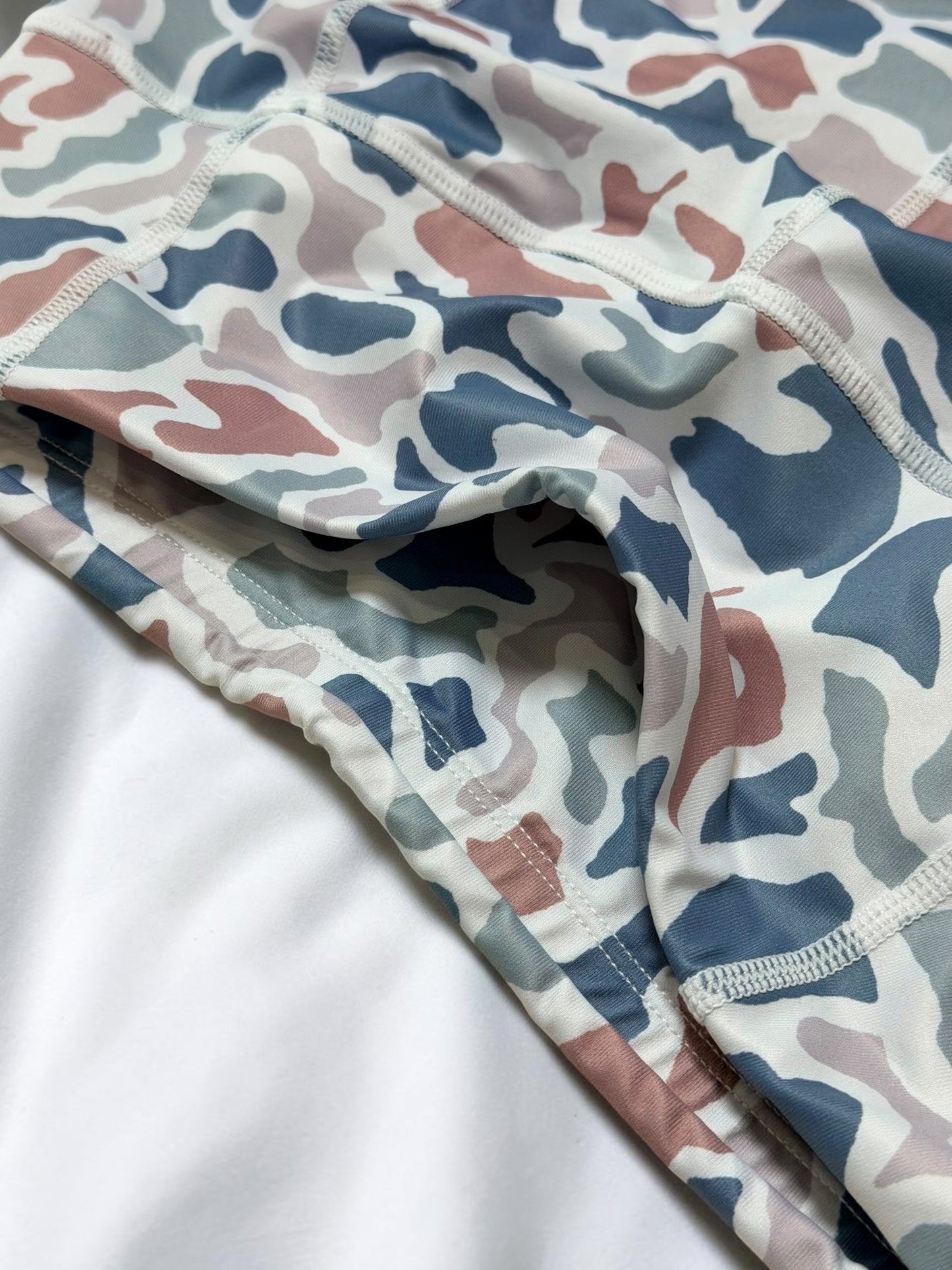 Camo Motion Biker Shorts