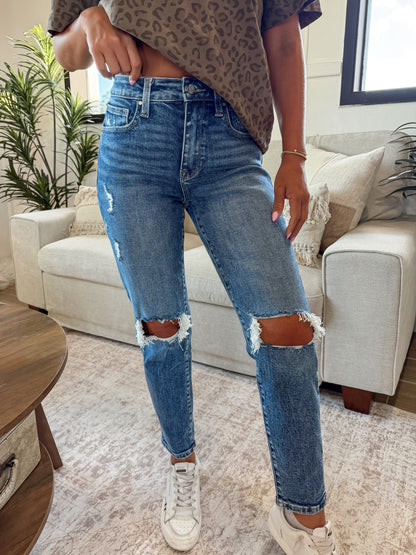 Melanie High Rise Mom Jeans
