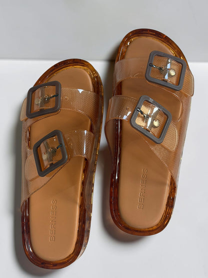 Denise Double Buckle Jelly Sandals