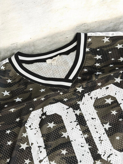 On The Line Camo Jersey Top