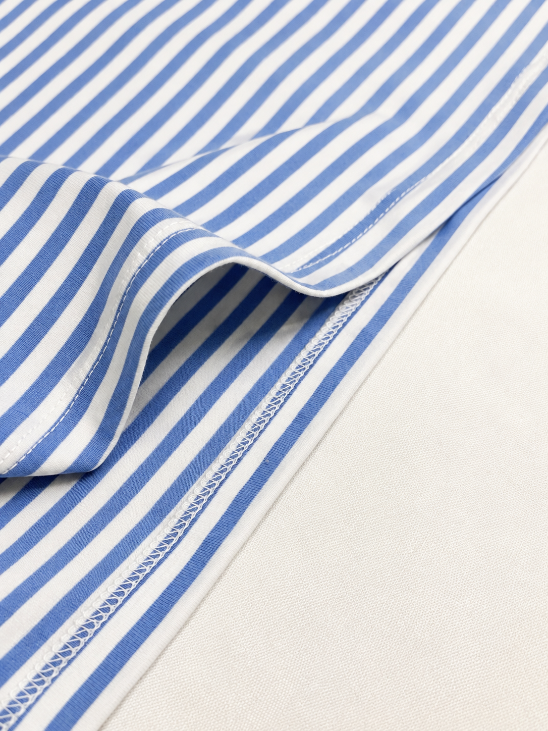 Modern Stripe Rib Tee Top