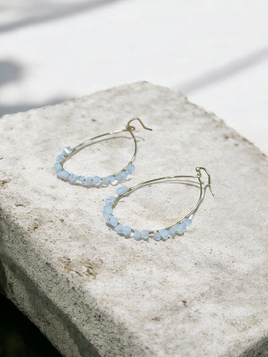 Pebble Drop Dangle Earrings
