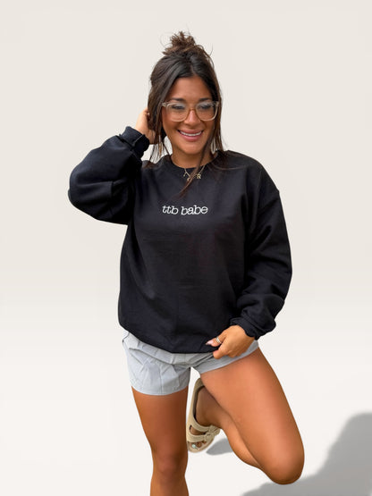 TTB Babe Embroidered Crewneck