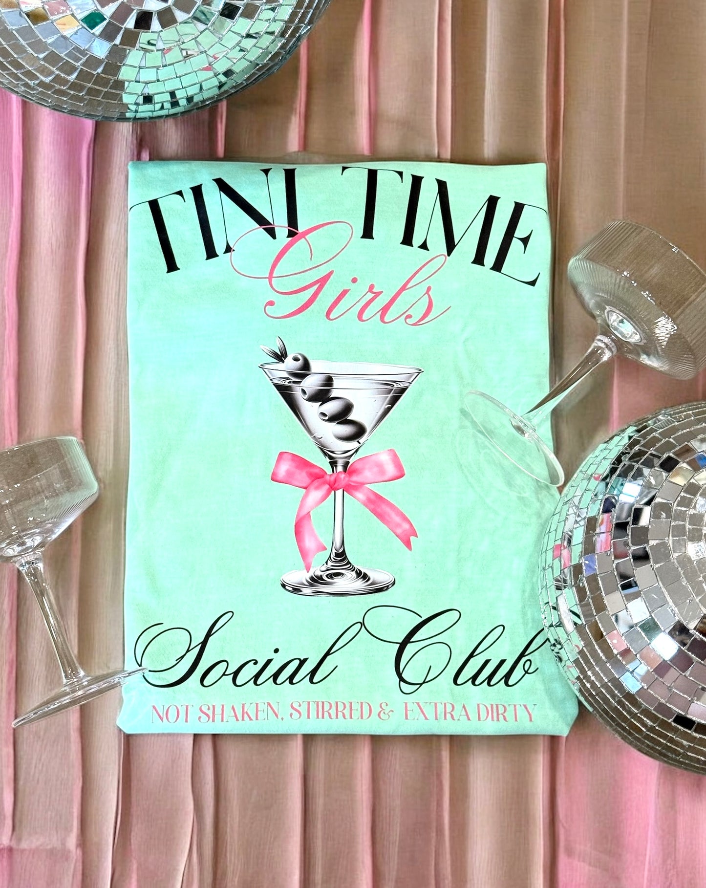 Girl's Club Tini Time Graphic Top