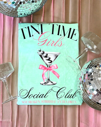 Girl's Club Tini Time Graphic Top