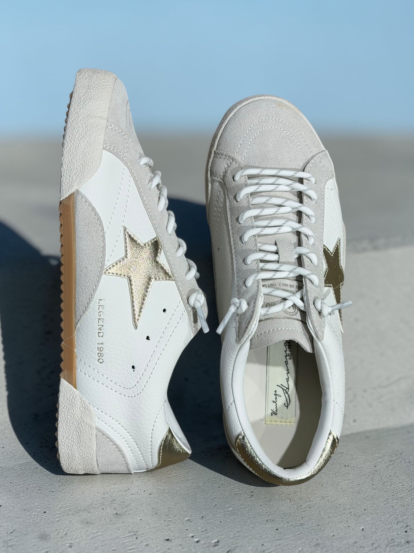 Lennon Gold Star Low Top Sneakers
