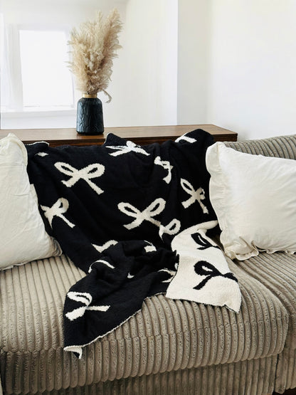 Snuggle Bows Throw Blanket