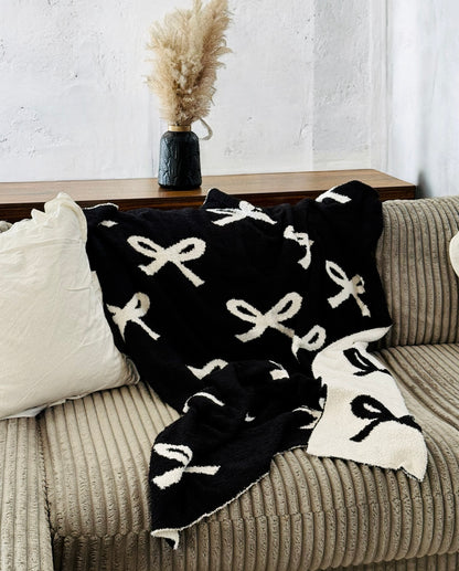 Snuggle Bows Throw Blanket