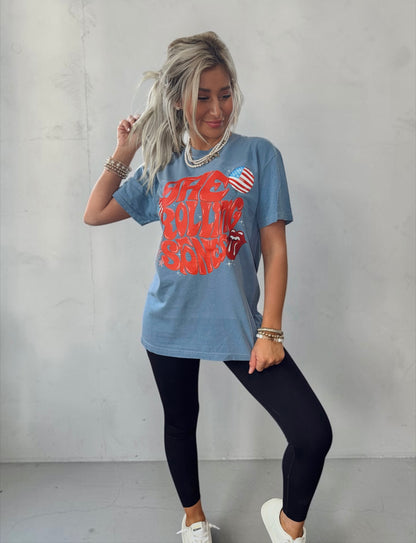 Rolling American Pride Graphic T-shirt