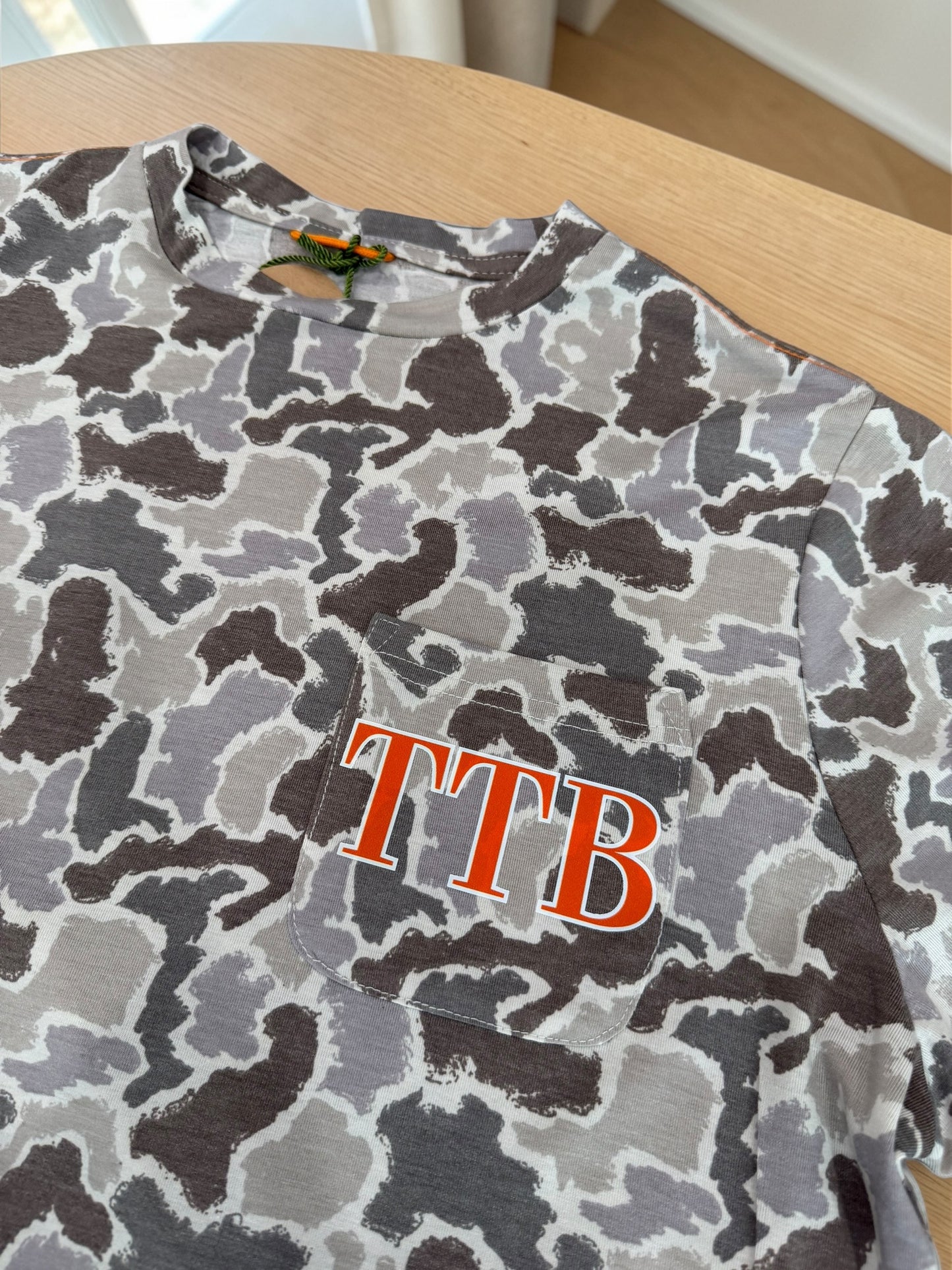 TTB Orange On Camo Graphic Tshirt