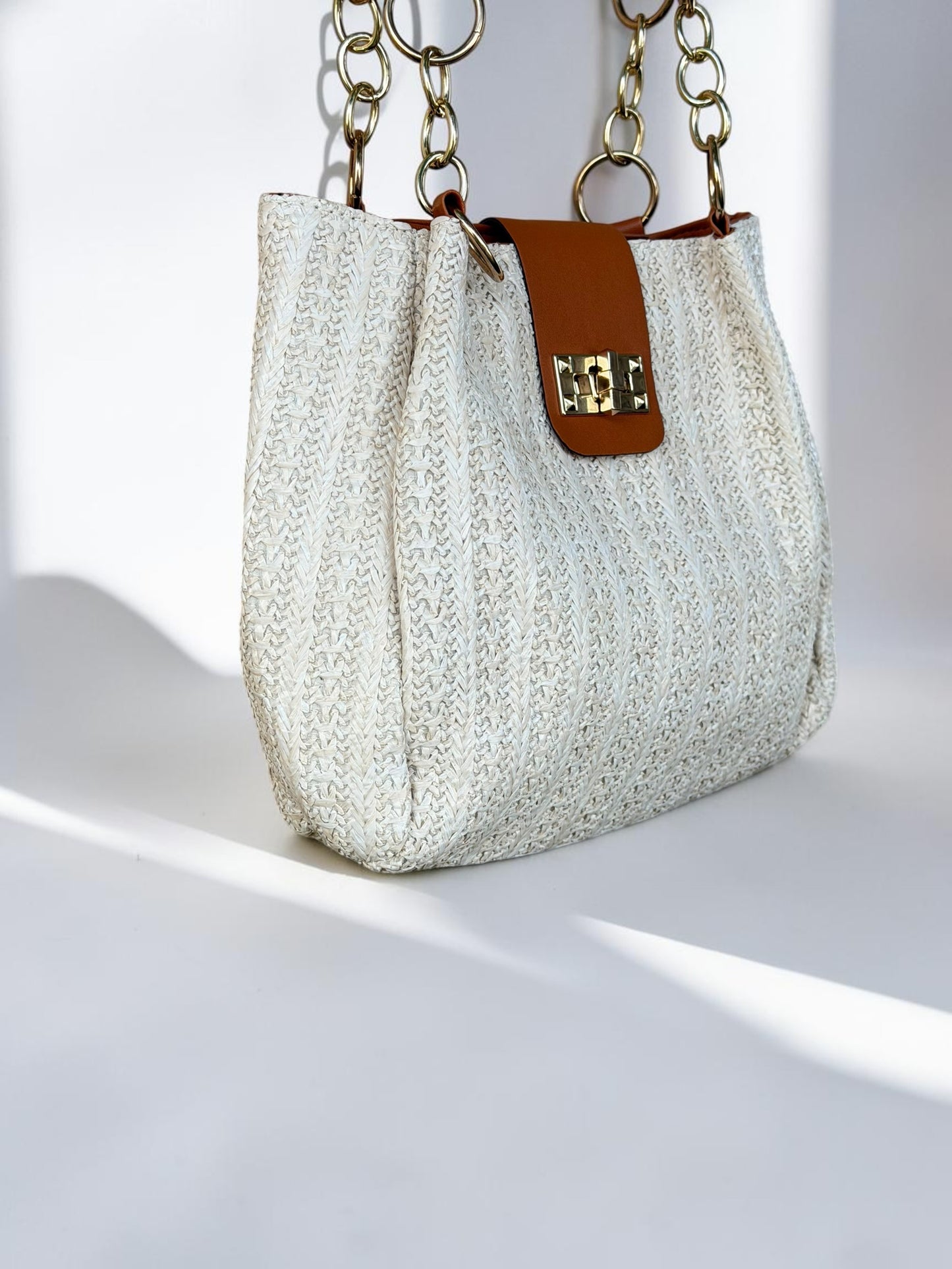 Mocha Charm Shoulder Bag