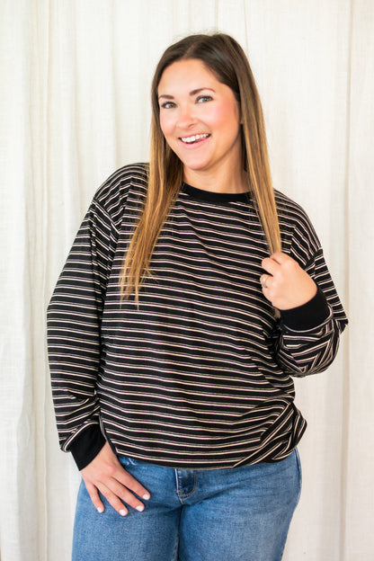 Perfect Stripe Pullover Top
