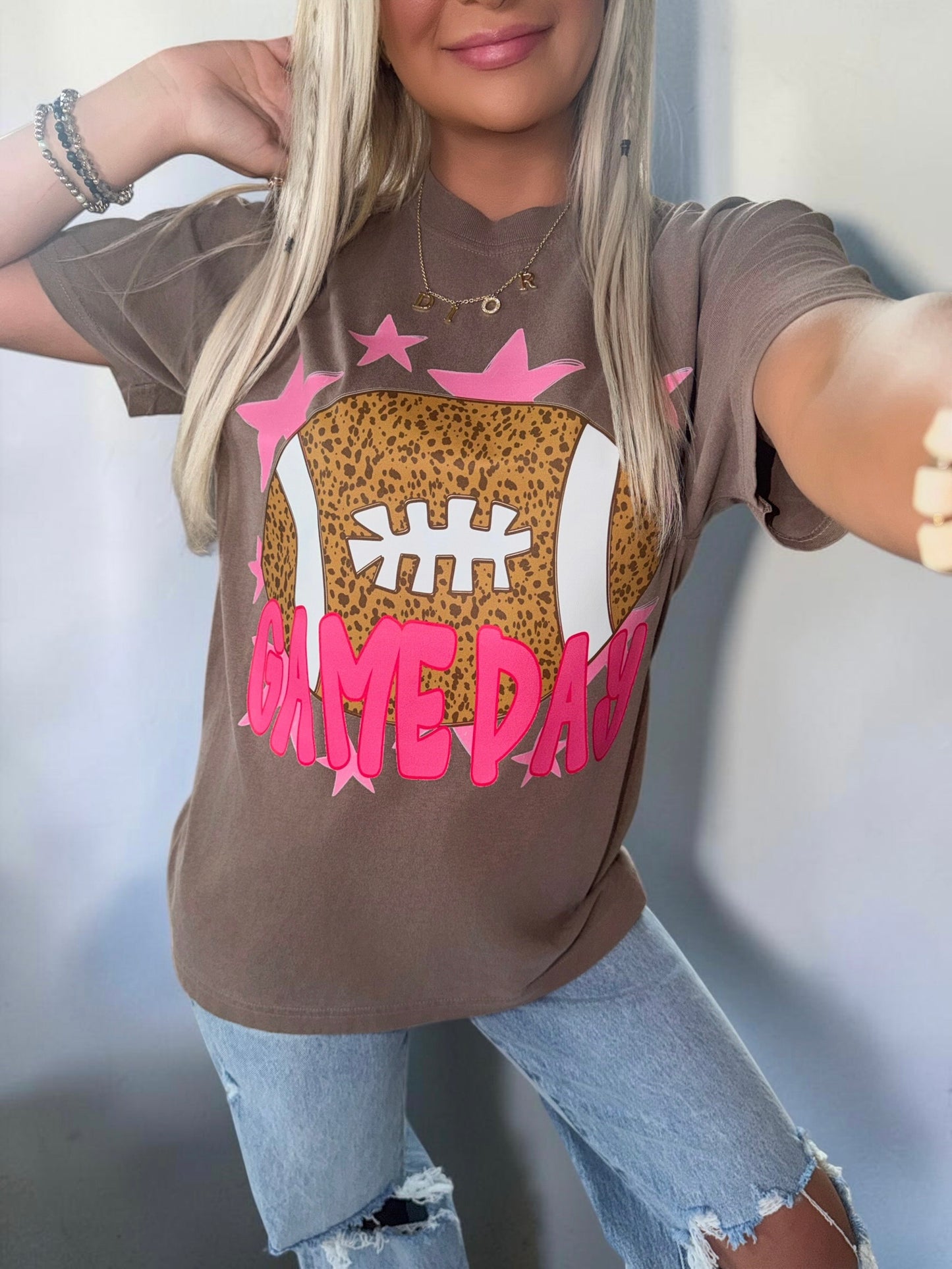 Pink Pride GAME DAY Graphic T-shirt