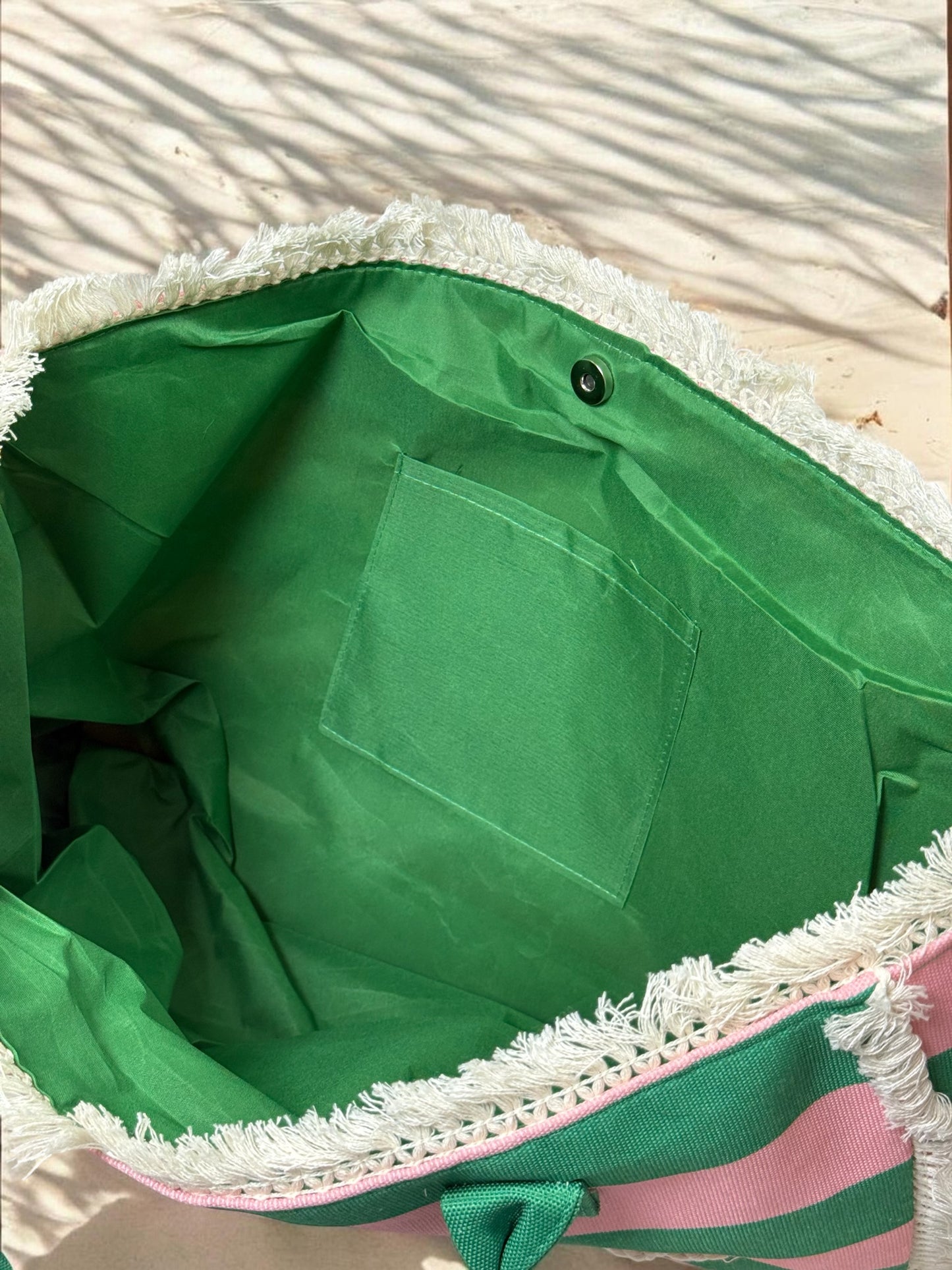 Striped Summer Tote Bag