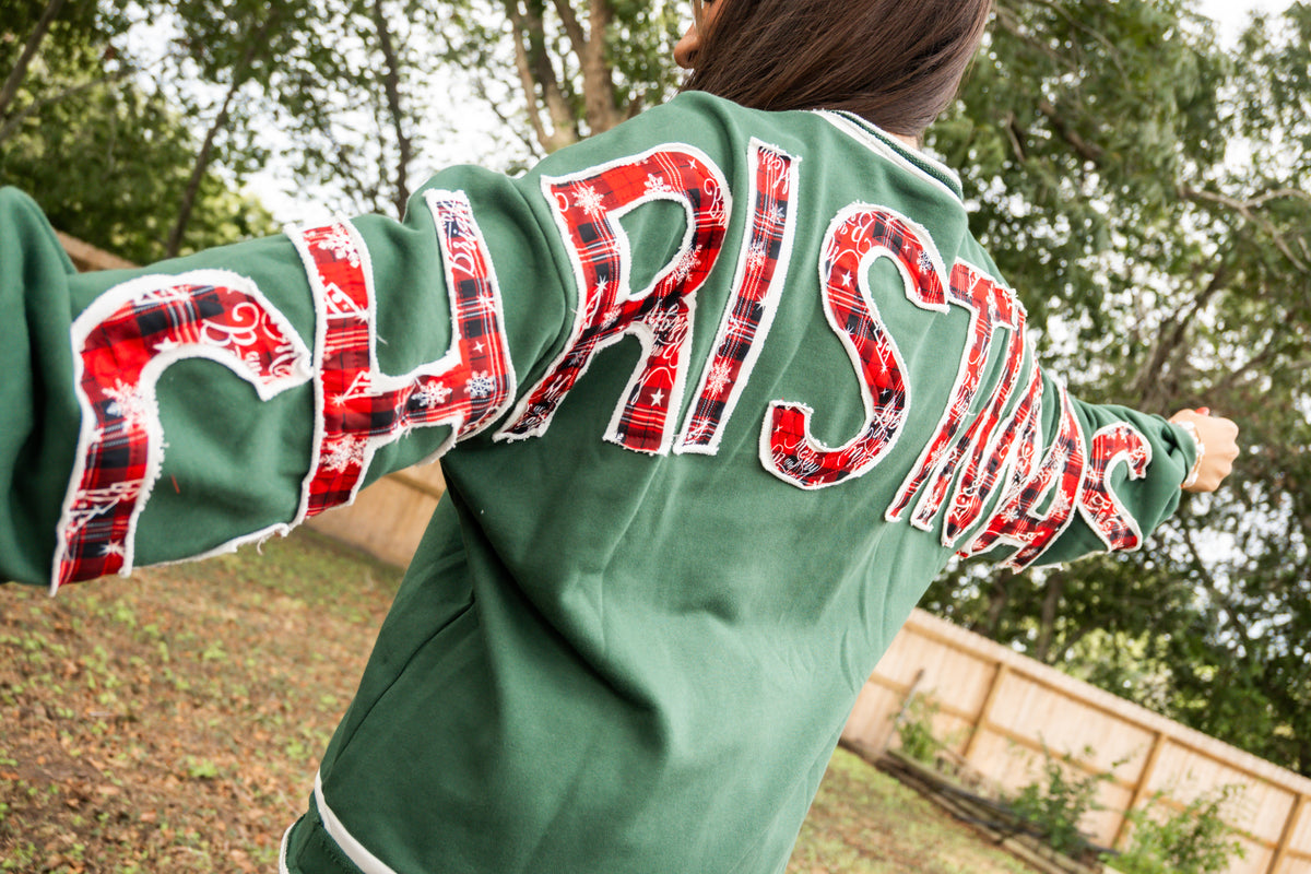 CHRISTMAS Applique Sweatshirt