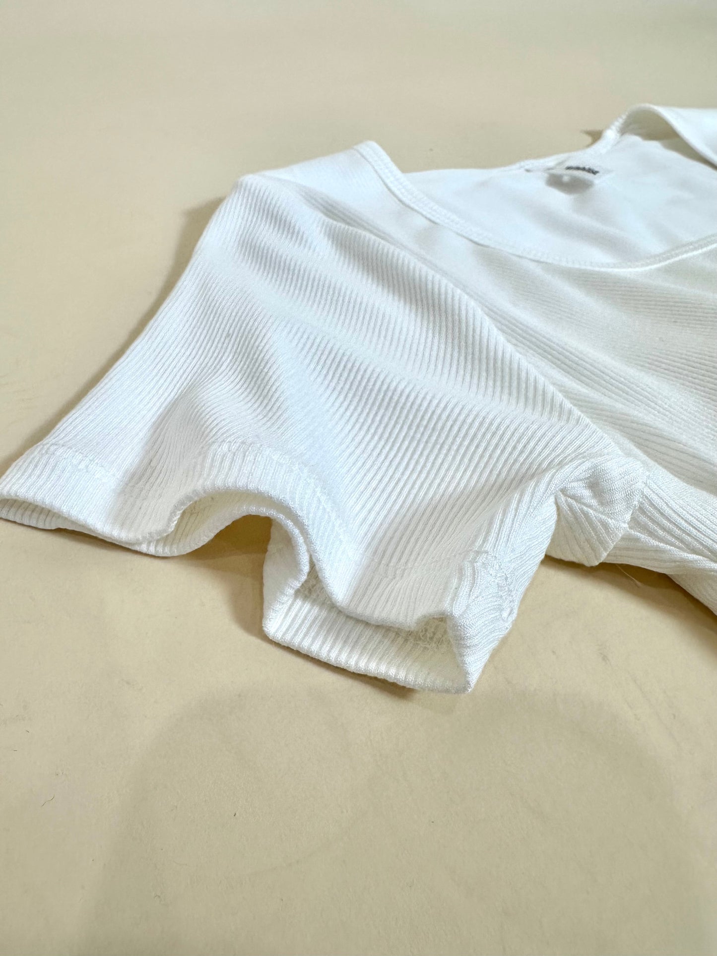Put Me On Ribbed Padded Crop Top
