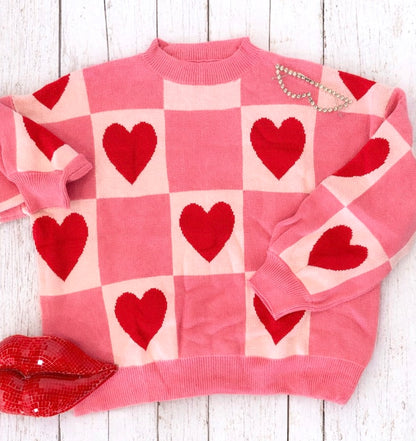 Sweetheart Love Block Pullover