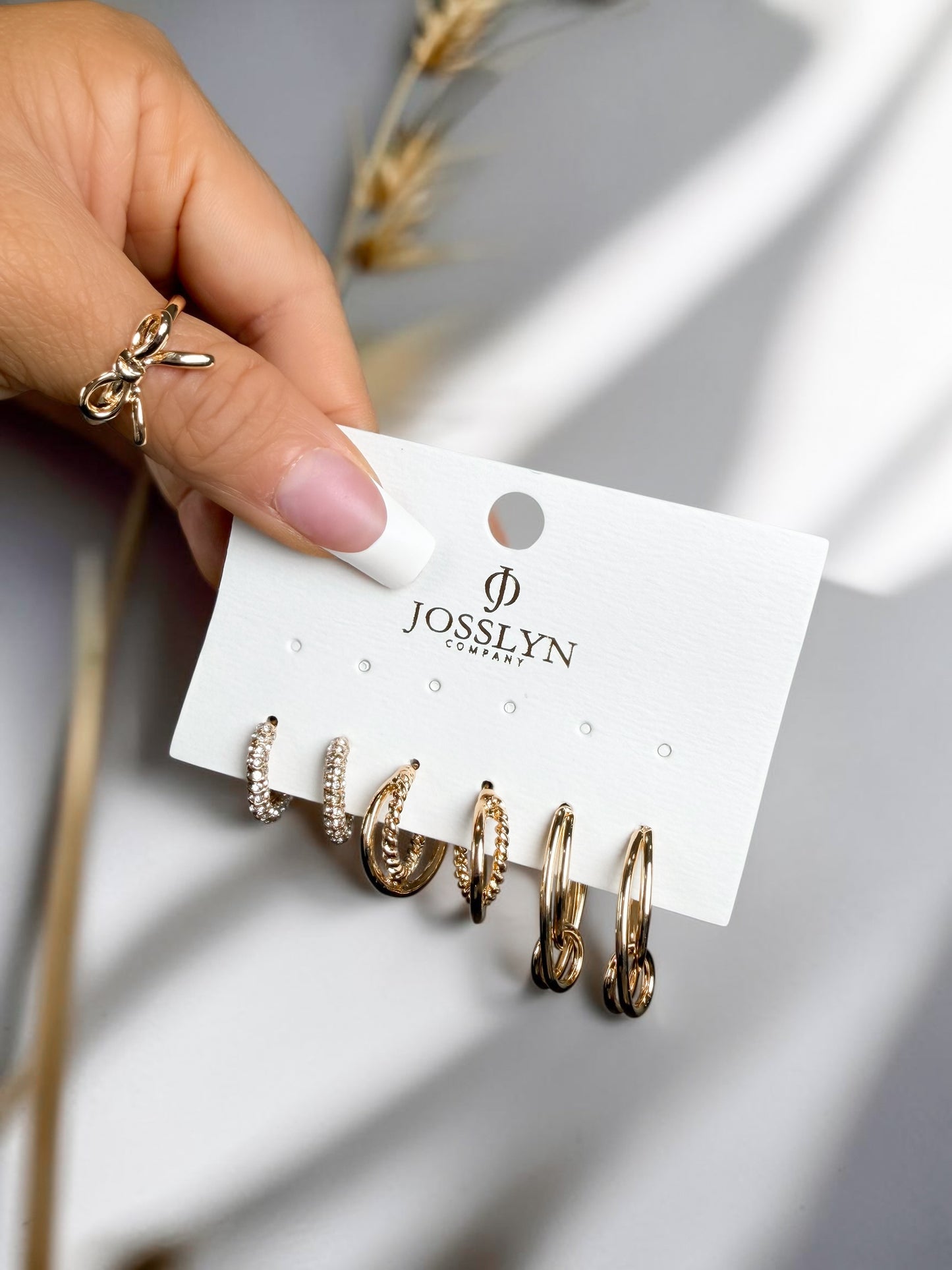 Elegant Ensemble Trio Earring Set