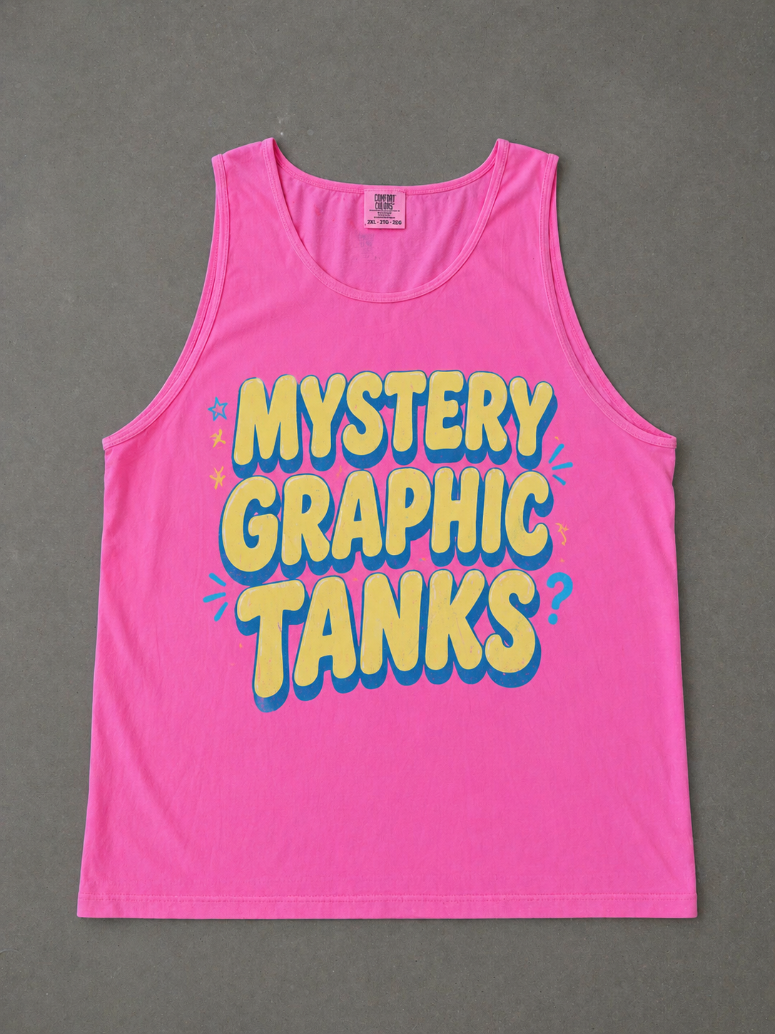 LIVE Mystery Pick & Press Graphic TANK TOP