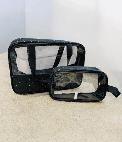 Clear View Travel Bag Set