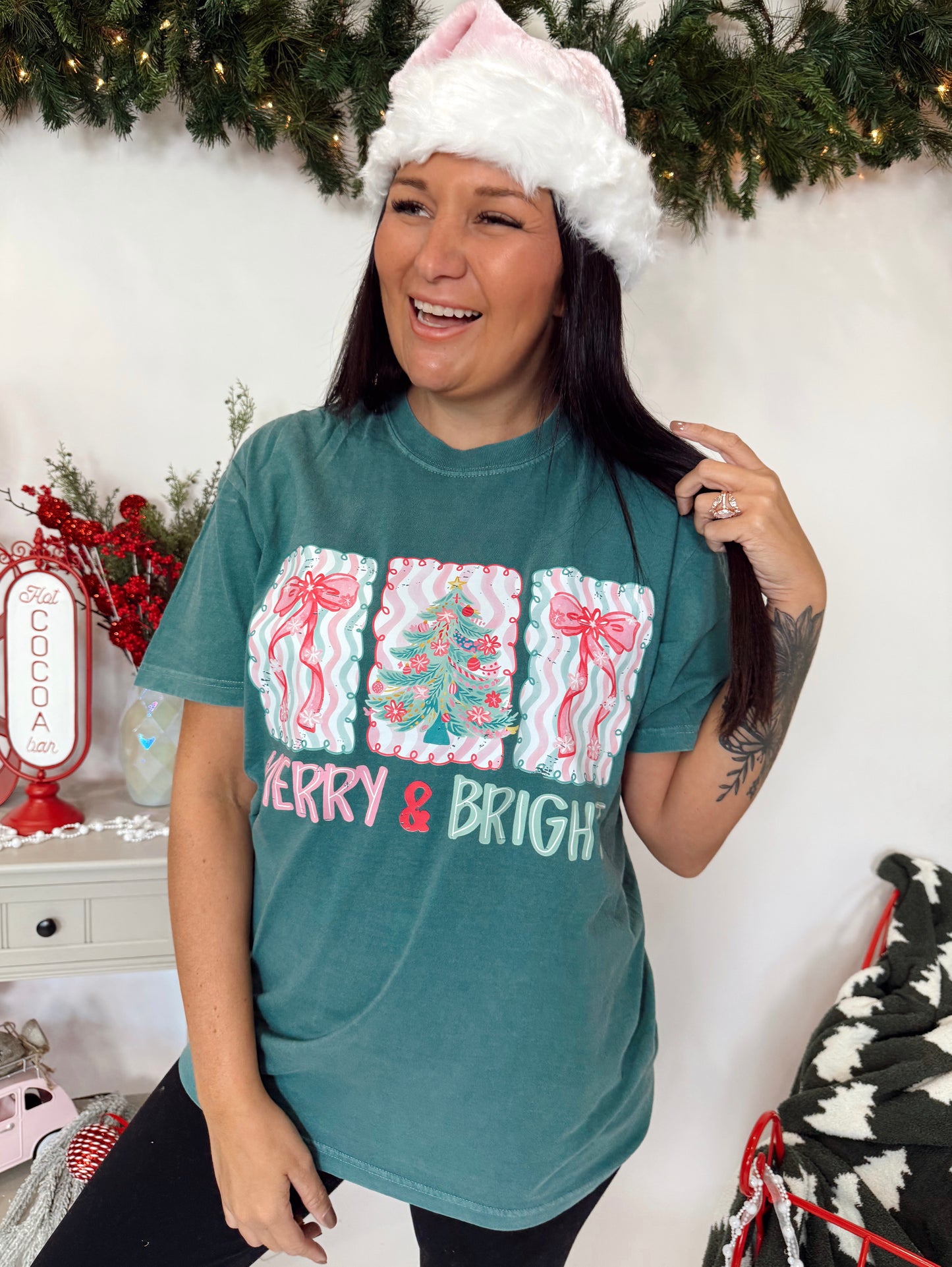 Merry & Bright Graphic T-shirt