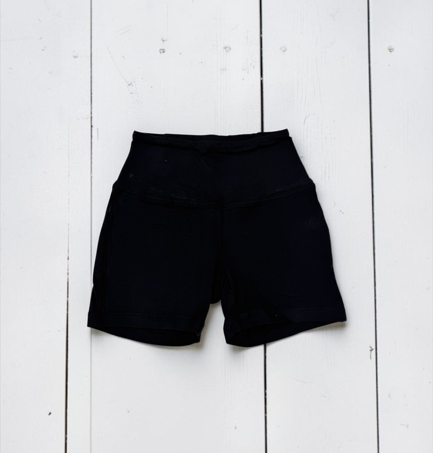 Soft Flex Wide‑Band Biker Shorts
