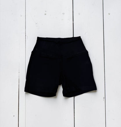 Soft Flex Wide‑Band Biker Shorts